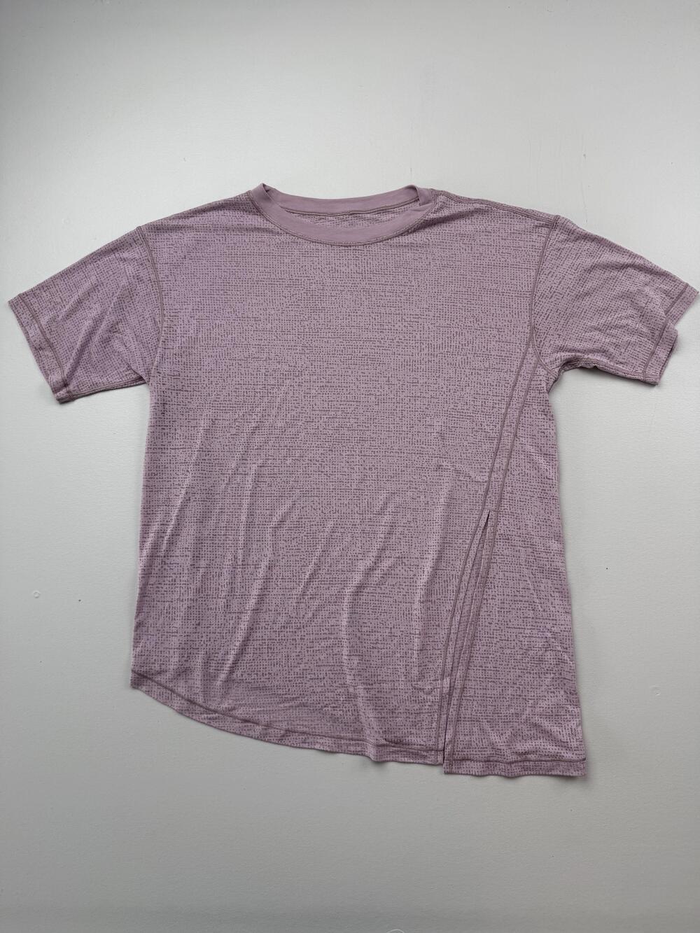 Lululemon Shirt Womens Purple Short Sleeve Crew Neck Lightweight Top Read
